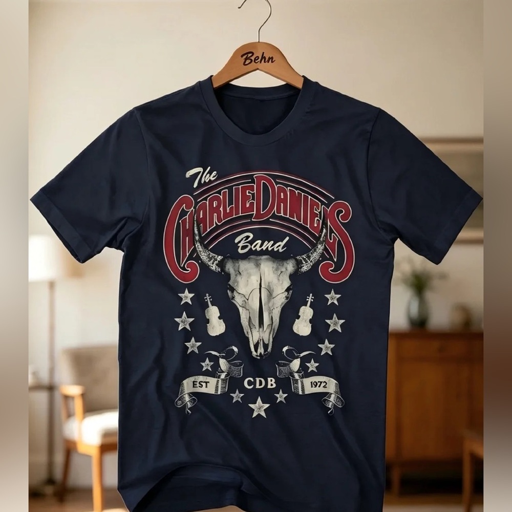 Graphic Tee - Navy